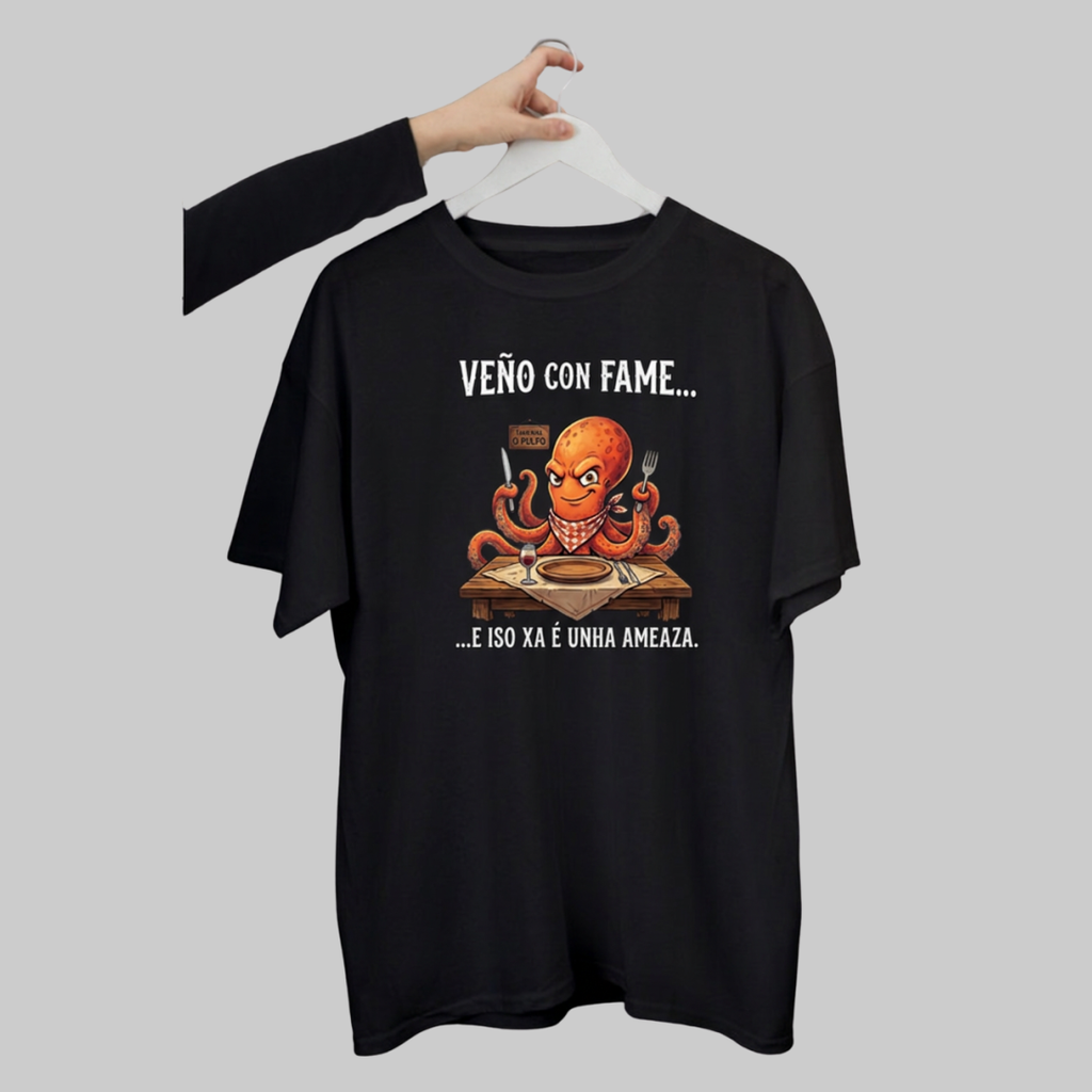 Camiseta con frase en gallego