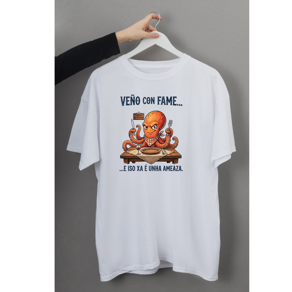 Camiseta con frase en gallego