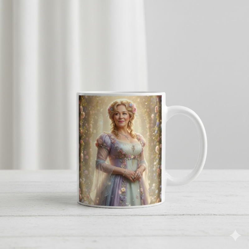Taza Personalizada Estilo Bridgerton