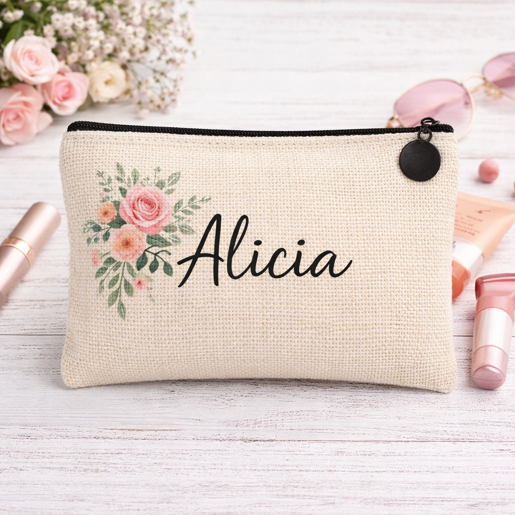 Neceser de Lino Personalizado