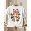 Camiseta blanca Winnie the Pooh Pascua con lazo y orejas de conejo talla 4-5