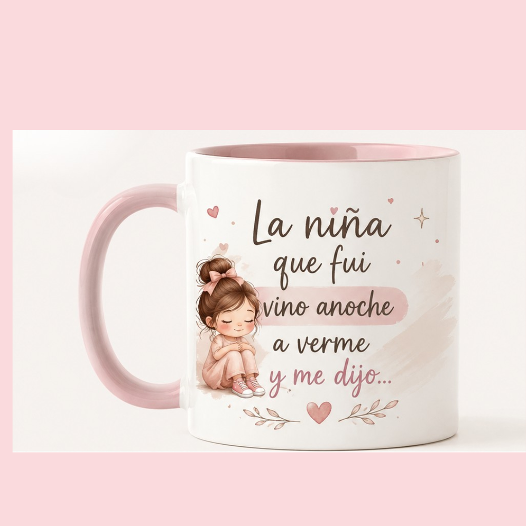 taza personalizada con frase