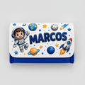 Estuche escolar personalizado formato cuadrado para tienda